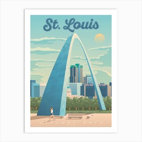 Saint Louis Gateway Arch National Park Art Print