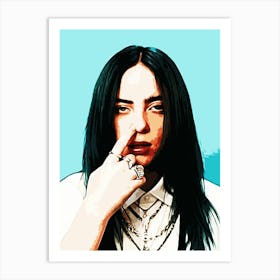 Billie Elish 4 Art Print