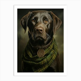 Celtic Labrador Retriever Art Print