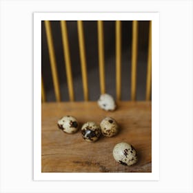 Quail Eggs 31 Art Print