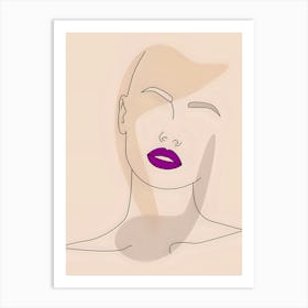 Portrait Of A Woman 3 Art Print