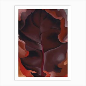 Georgia O'Keeffe - Autumn Leaf II, 1927 Art Print