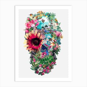 Summer Skull Art Print