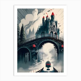 Castle In The Sky Art Print