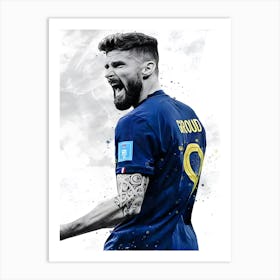 Olivier Giroud France 1 Art Print