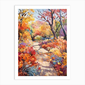 Autumn Gardens Painting San Diego Botanic Garden Usa 3 Art Print
