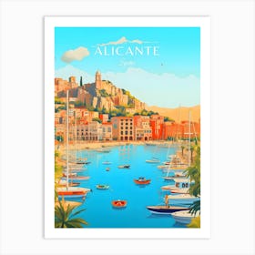 Spain Alicante Travel Art Print