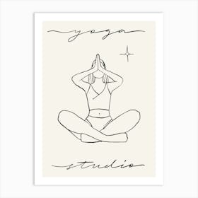 Yoga Studio Art Print