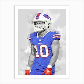 Khalil Shakir Buffalo Bills Art Print