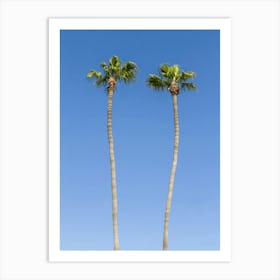 Idyllic Palm Trees Art Print