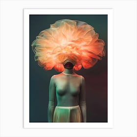 "Woman's Futuristic Look" Art Print