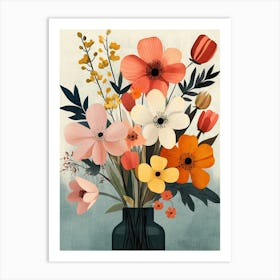 Flowers In A Vase 52 Art Print