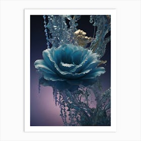 Blue Flower Art Print