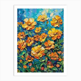 Yellow Flowers 10 Art Print