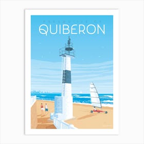 Quiberon Bretagne France Art Print