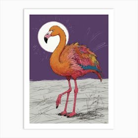 Flamingo 30 Art Print