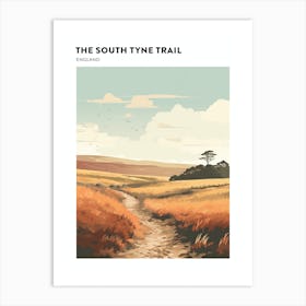 The South Tyne Trail England 4 Hiking Trail Landscape Poster Art Print