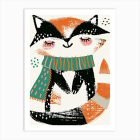 Winter Fox Art Print