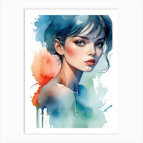 Watercolor Painting 49 Art Print