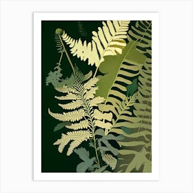 Southern Maidenhair Fern Rousseau Inspired Art Print