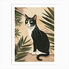 Cat With Green Eyes 4 Art Print