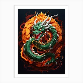 Dragon Fire Art Print