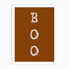 BOO no. 5 Art Print