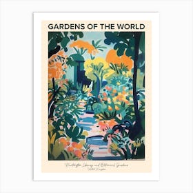 Huntington Library And Botanical Gardens, United Kingdom Gardens Of The World Poster Art Print