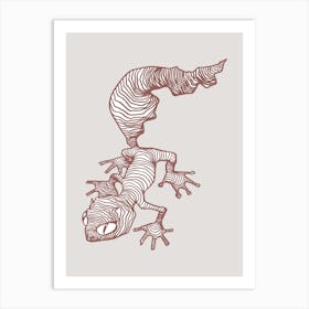 Gecko Modern Art Print