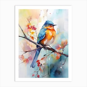 Bird On A Branch 3 Art Print