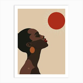 Afro-American Woman 76 Art Print