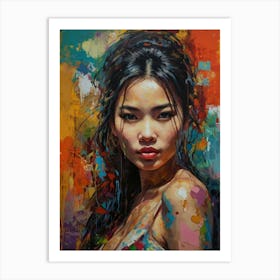 Asian Woman 5 Art Print