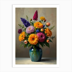 Flowers In A Vase 2 Art Print