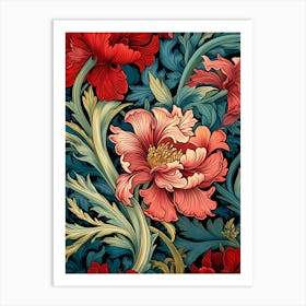 Floral Pattern 82 Art Print