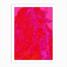 Abstract Red Art Print