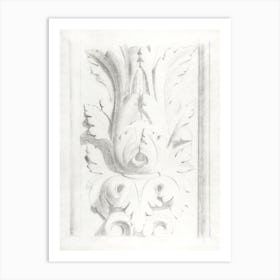 Architectural Motifs Double Acanthus Fleuron, Georges Seurat Art Print