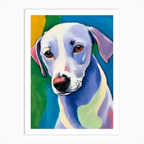 Italian Greyhound 2 Fauvist Style Dog Art Print