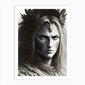 Woman With A Crown Art Print