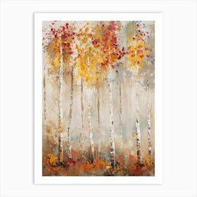 Birch Trees 28 Art Print