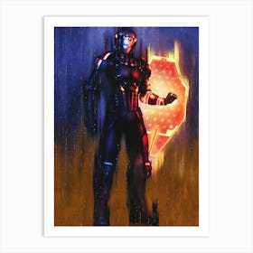 Mass Effect 3 N7 Paladin V2 Art Print