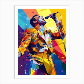 Freddie Mercury 4 Art Print