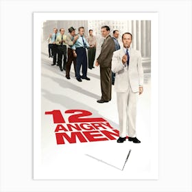 12 Angry Men (1957) Art Print