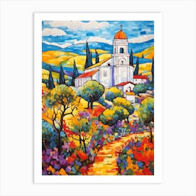 Assisi Italy 1 Fauvist Painting Art Print