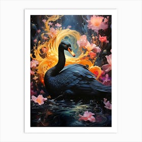 Black Swan 1 Art Print