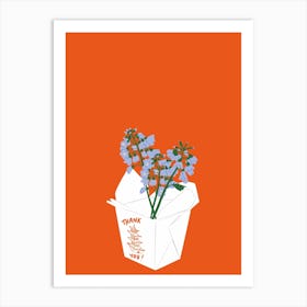 Cuckoo Flower In Takeout Container Art Print