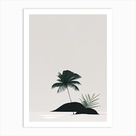 Koh Mak Thailand Simplistic Tropical Destination Art Print