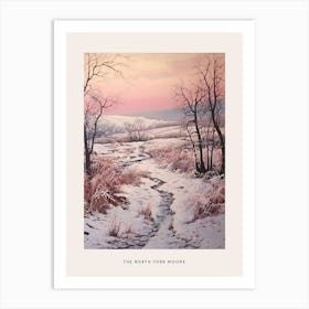 Dreamy Winter National Park Poster  The North York Moors England 1 Art Print