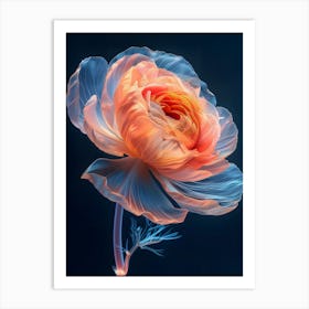 Fractal Flower Art Print