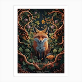 wiliam morris fox Art Print