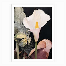 Flower Illustration Calla Lily 2 Art Print